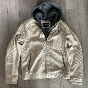 Men’s Express Faux-Leather Jacket